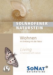 Solnhofener Naturstein - Wohnen im Einklang mit der Natur