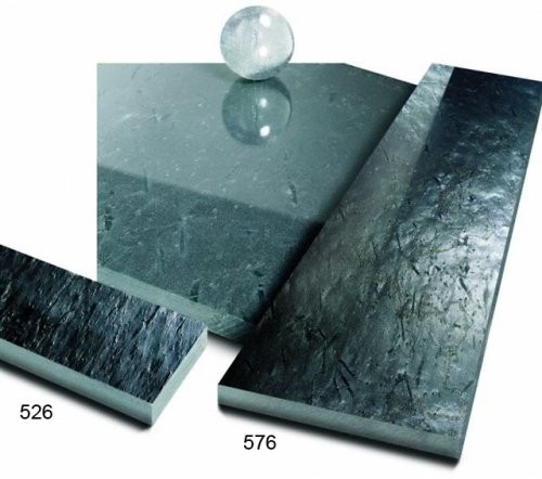 Otta Phyllit Bodenplatte Vergleich spaltrau zu feingeschliffen