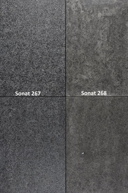 SONAT 267, Basalt schwarz, Vergleich mit 268